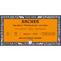 Bloc papel acuarelas Arches®  300 g/m², 15 cm x 30 cm, 300 g/m², Bloc encolado 4 lados, 2. Grano torchon