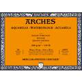 Bloc papel acuarelas Arches®  300 g/m², 36 cm x 51 cm, 300 g/m², Bloc encolado 4 lados, 2. Grano torchon