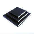 Cuaderno de bocetos Black Cloth Seawhite of Brighton, 14 cm x 14 cm, 190 páginas 95 hojas, 140 g/m², Cuadrado