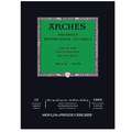 Bloc papel acuarelas Arches®  300 g/m², 29,7 cm x 42 cm, 300 g/m², Bloc encolado 1 lado, 1. Grano fino