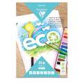 Bloque de papel blanco reciclado Clairefontaine, A4, 21 cm x 29,7 cm, 210 g/m², 50 hojas