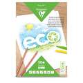 Bloque de papel blanco reciclado Clairefontaine, A4, 21 cm x 29,7 cm, 120 g/m², 25 hojas