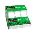 Lote de 2 Scotch Magic con bobinadora., Lote de 2 + 1 gratis