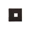 Cuaderno de viaje con espiral para acuarela Clairefontaine, 20 cm x 20 cm, 300 g/m², Fin, negro