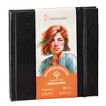 Cuaderno acuarela con bordes deshilachados Hahnemühle, 14 x 14 cm, 250 g/m²