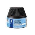 Recarga de tinta para marcadores Lumocolor Correctable Staedtler, Negro, 20 ml