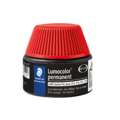 Recarga de tinta para el marcador permanente Lumocolor Staedtler, 15 ml, rojo