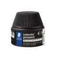 Recarga de tinta para el marcador permanente Lumocolor Staedtler, 15 ml, negro