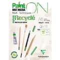 Paint’On Reciclado Clairefontaine, Block mit 15 Blatt (1-seitig geleimt), A6, 10,5 cm x 14,8 cm, 250 g/m²