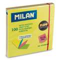Bloc notas adhesivo Milan, colores fluorescentes 100 hojas
