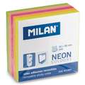 Bloc notas adhesivo Milan, colores fluorescentes 250 hojas
