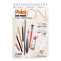 Papel Paint’On multi-técnicas Clairefontaine, Bloc espiral, A5, 14,8 cm x 21 cm, 250 g/m²