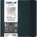 Cuaderno de acuarela Saunders Waterford Art Book Canson, 20 cm x 20 cm, 300 g/m², Cuaderno de bocetos