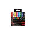 Set de 8 rotuladores Posca PC1MR, 0,7 mm, Punta certi de metal
