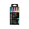 Set de 4 rotuladores Posca metálicos, Pastel