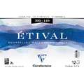 Bloc en espiral Etival grano fino, 12 cm x 18 cm, Fin, 300 g/m², Bloc espiral
