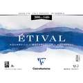 Bloc en espiral Etival grano fino, 30 cm x 40 cm, Fin, 300 g/m², Bloc espiral