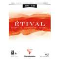 Papel acuarela Etival Clairefontaine 	, A3 - 129,7 x 42cm - 300g/m² - Bloc de 10 hojas, A3, 29,7 cm x 42 cm, Bloc encolado 1 lado