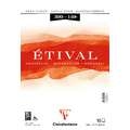 Papel acuarela Etival Clairefontaine 	, A3 - 129,7 x 42cm - 300g/m² - Bloc de 10 hojas, A3, 29,7 cm x 42 cm, Bloc espiral