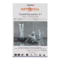 Resina epoxi Crystal Glorex Art4you, 750 ml (500 ml + 250 ml)