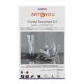 Resina epoxi Crystal Glorex Art4you, 300 ml (200 ml + 100 ml)