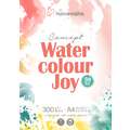 Bloc de acuarela Concept Watercolour Joy Hahnemühle, A4, 21 cm x 29,7 cm, Bloc encolado 1 lado, 300 g/m²