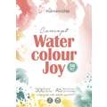 Bloc de acuarela Concept Watercolour Joy Hahnemühle, A5, 14,8 cm x 21 cm, Bloc encolado 1 lado, 300 g/m²