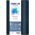 Cuaderno de acuarela con tapa dura Montval Art Book Canson, 14 cm x 21,6 cm, Bloc encolado 1 lado, Fin