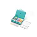 Set de gouache Himi Twin Cup, 48 colores, Green edition (metallic)