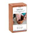 Arcilla flexible Soft-Ton Glorex, 2,5kg, Terracota