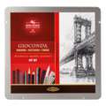 Estuche metálico Gioconda Art Koh-I-Noor, Set de 23 piezas, Set