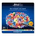 Set de lápices de colores acuarelables Mars Lumograph Staedtler, 24 colores, Set