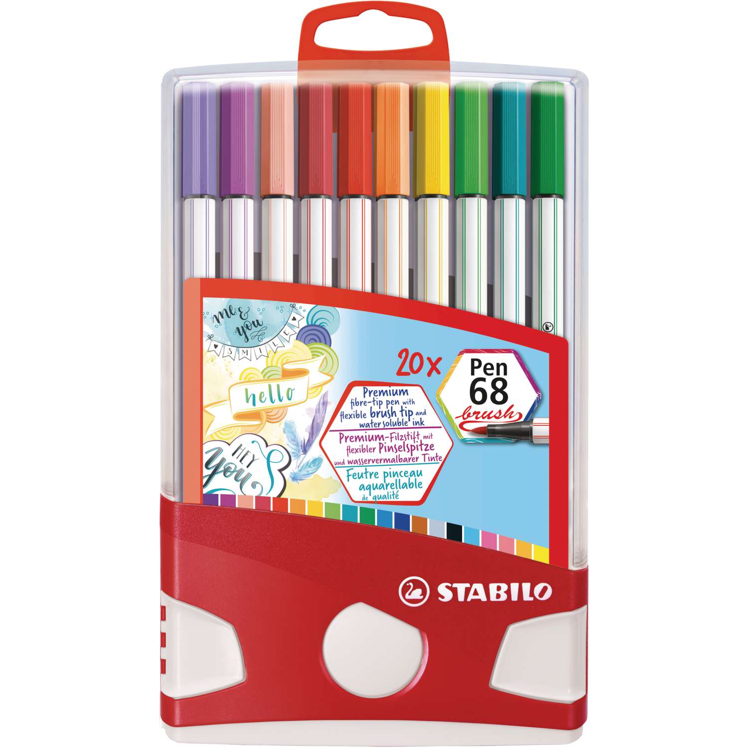 Juego de rotuladores brush Pen 68 STABILO® Colour'Parade