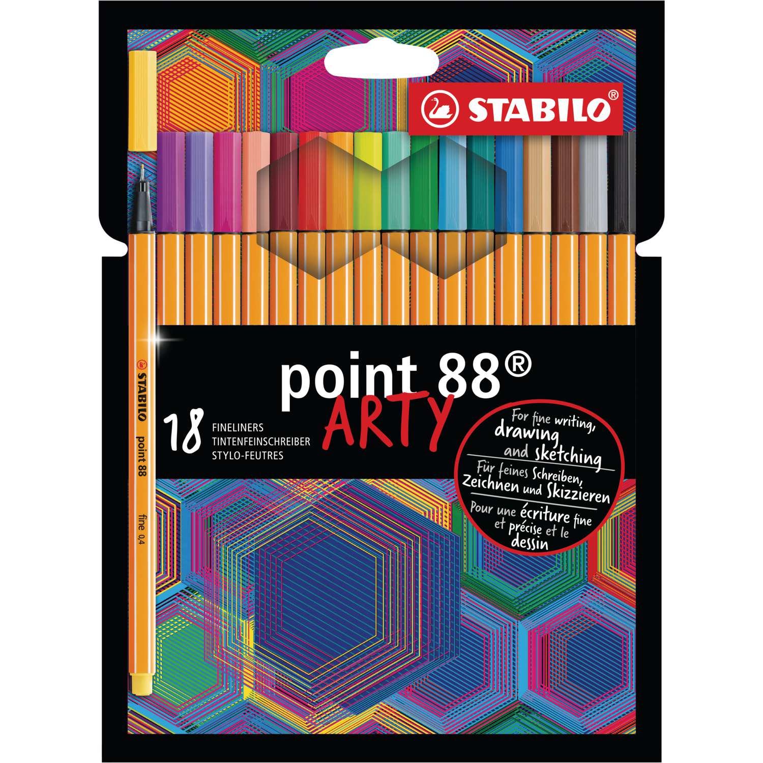 Juegos de rotuladores STABILO® point 88 ARTY  Material bellas artes:  tienda en línea - El Mundo de los Artistas