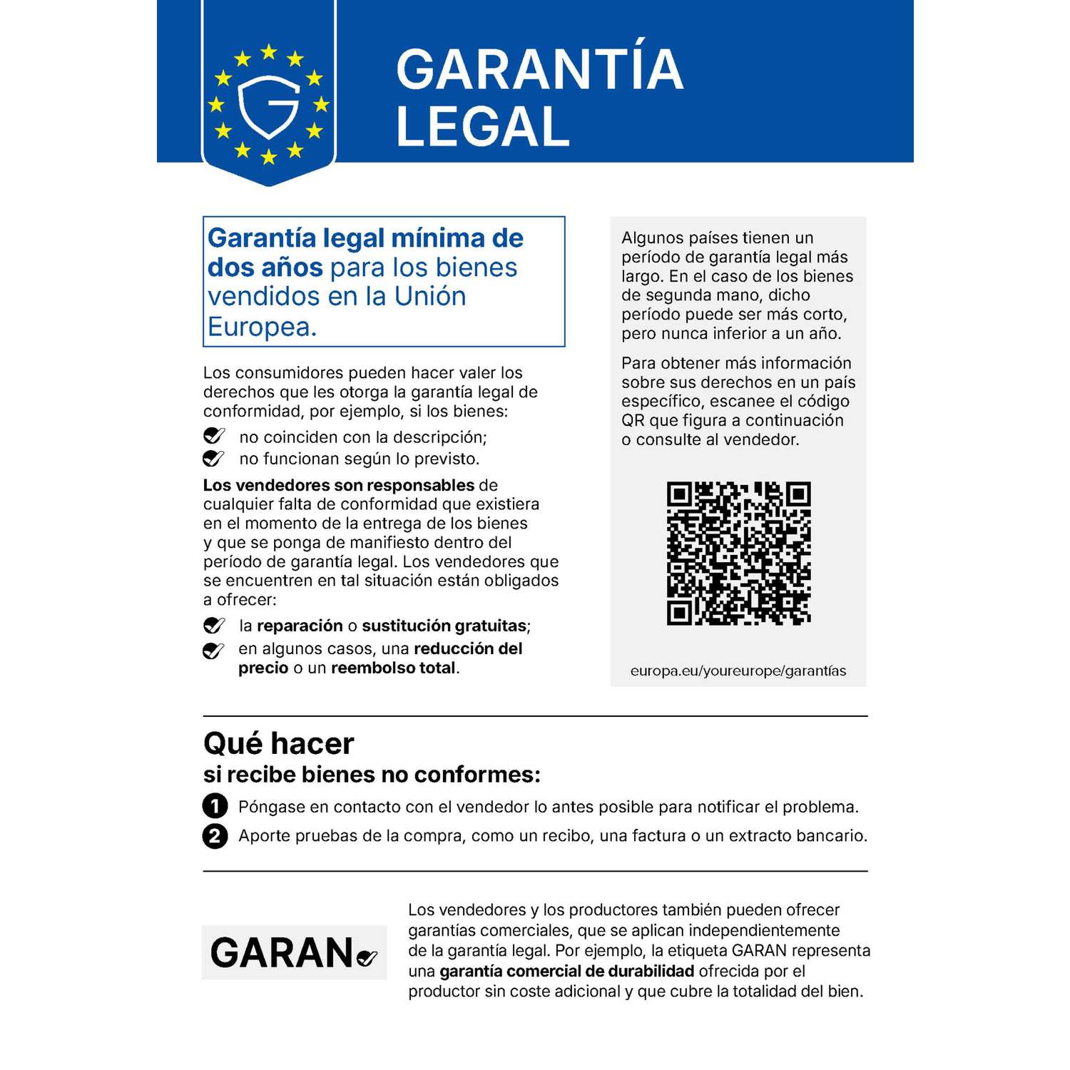 Garantía legal