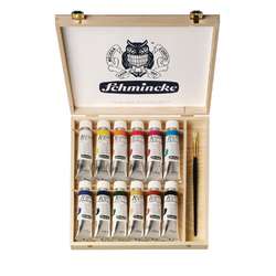 Estuche de 12 tubos de pintura al óleo Akademie Schmincke