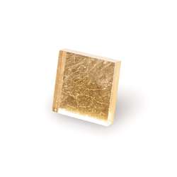 Teselas de mosaico de oro amarillo