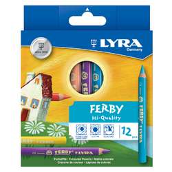 Estuche de 12 lápices de colores Ferby Lyra