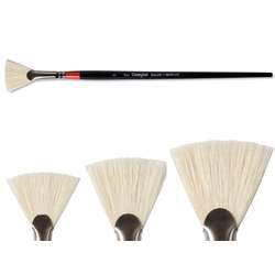 Pincel abanico Georgian en cerda blanca serie 84 de Daler Rowney