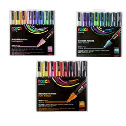 Set de rotuladores de punta cónica PC5M Posca
