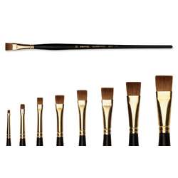 pincel Kolinsky Gold de punta plana corta serie 1872 Raphael