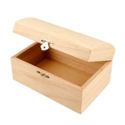 Baúl de madera para decorar
