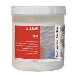 Gel estructurante Lukas con fragmentos de cristal