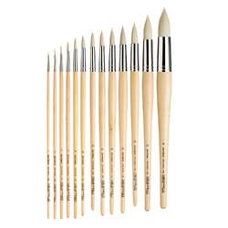 Pinceles redondos serie 7782 da Vinci Top Acryl, mango largo