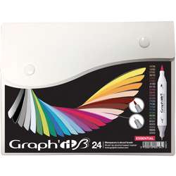 Cajita de 24 marcadores Graph'it Brush