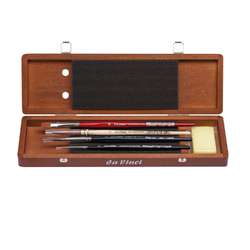 Set de pinceles de acuarela 5280 da Vinci, caja regalo de 4 pinceles