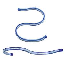 Regla flexible para curvas AAC