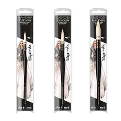 Pinceles de acuarela serie 11492 da Vinci Kagalovska Black and White Signature Edition