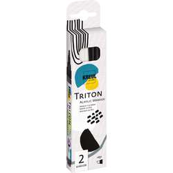 Set de 2 marcadores acrílicos Edge Triton Kreul