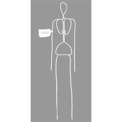 Figura de alambre metálico Powertex, 38 cm